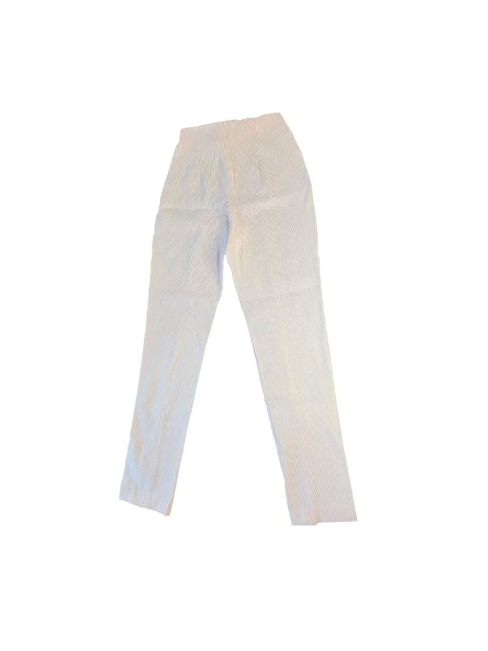 Vesper 247 Pink Pinstripe High Waisted Trousers Pants Y2K Going Out UK 10 US 6